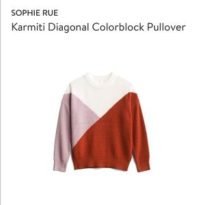 NWOT Colorblock Sweater